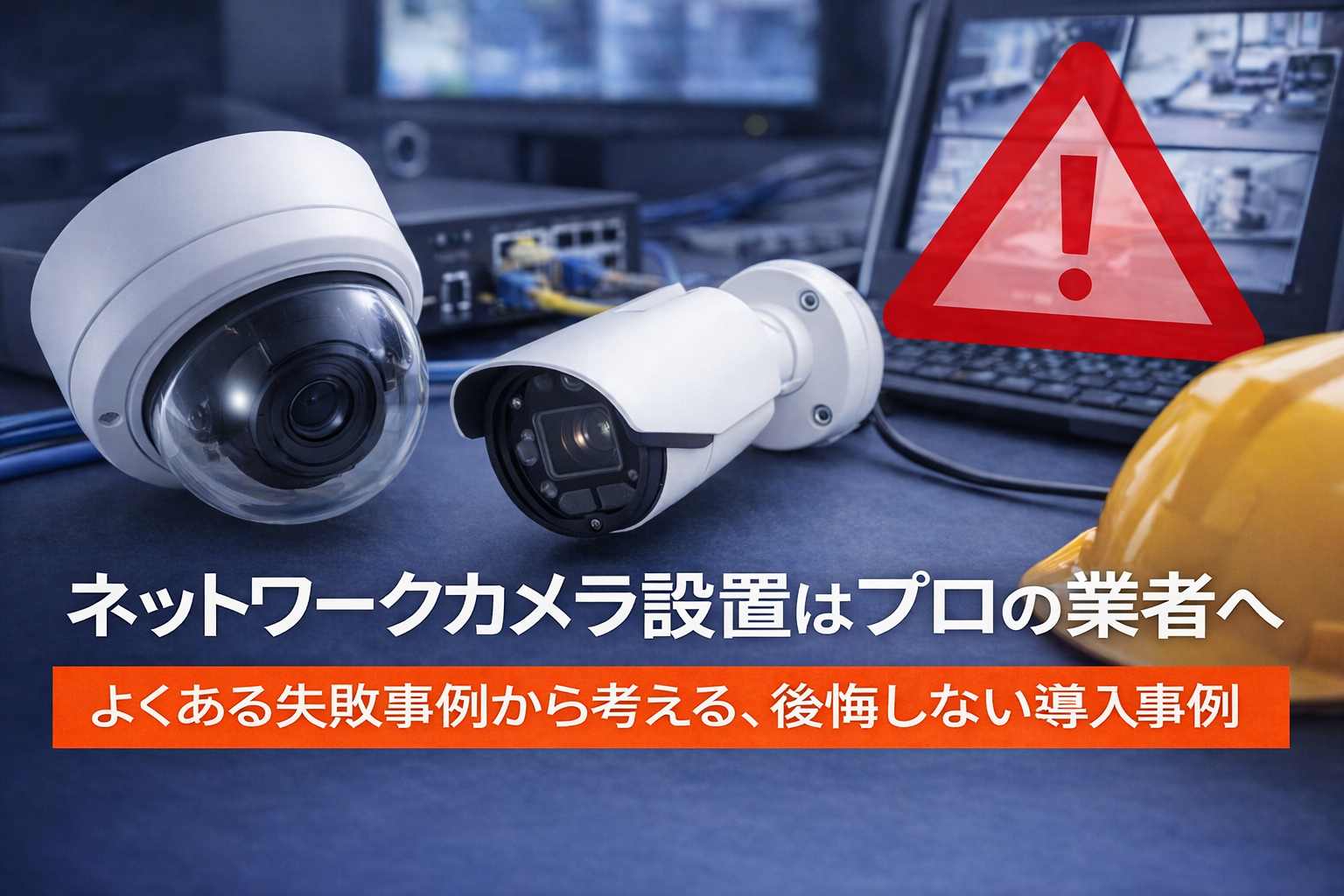 ネットワークカメラは、 今や多くの企業・施設で導入されている設備です。